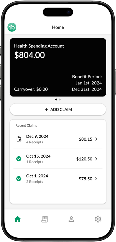 Health Spending Account Claim example Health Spending Account Claim example